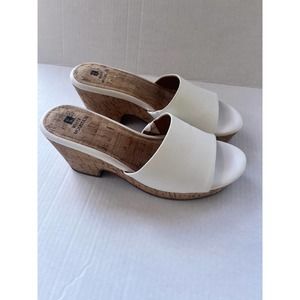 White Mountain Cork Summer Sandal Size 9 1/2